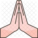 Praying Hands Faith Icon