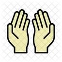 Praying Hand Gesture Icon