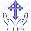 Praying Hands Pray Religion Icon