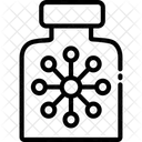 Prazisionsmedizin Prazisionsmedizinflasche KI Symbol