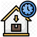 Tempo Rastreamento Casa Icon