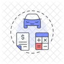 Preapproved car loan  Icon