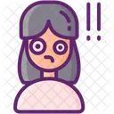 Cauteloso Emoji Humano Cara Emoji Icon
