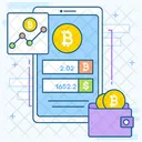 Precio De Bitcoin Bitcoin Movil Ahorro De Bitcoin Icon