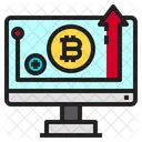 Negocios Criptomoneda Digital Icono