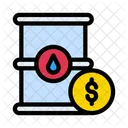 Tambor Barril Combustible Icon