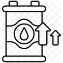 El precio del combustible sube  Icono