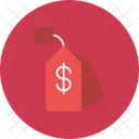 Precio Descuento Dolar Icon