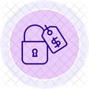 Icono De Linea De Precio Fijo Icon