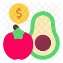 Precio de frutas  Icono