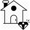 Precious House Precious Home Diamond House Icon