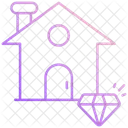 Precious House Precious Home Diamond House Icon