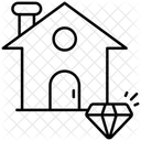 Precious House Precious Home Diamond House Icon
