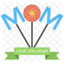 Mom Text Mother Icon