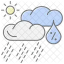 Precipitation Lineal Color Icon Icon