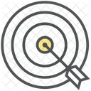 Precisione Bullseye Freccia Icon