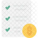 Preco Lista Cardapio Ícone