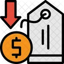 Preco Baixo Acessivel Economico Ícone
