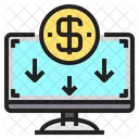Preço do dólar caiu  Ícone