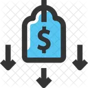 Barato Preco Baixo Preco Baixo Ícone