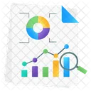 Graph Analysis Infographic Statistics Icon