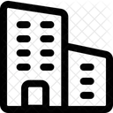 Predio De Escritorios Escritorio Edificio Ícone