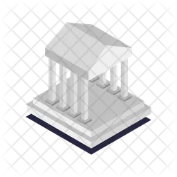 Prédio do banco  Ícone