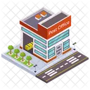 Predio Dos Correios Correios Predio De Escritorios Ícone