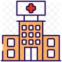 Edificio Hospitalar Hospital Clinica Ícone