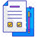 Formulario Documento Caneta Icon