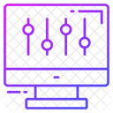 Personalized Adjustment Monitor Icon