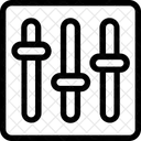 Melangeur Audio Egaliseur Icône