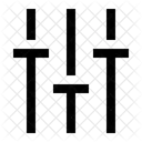 Configuracao Equalizador Filtro Ícone