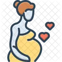 Pregnancy Gestation Pregnant Icône