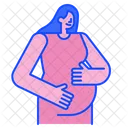 Pregnancy Mother Child Icon