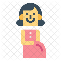 Pregnant Icon - Download in Flat Style