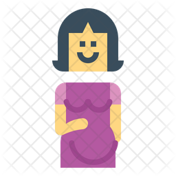 Pregnant Icon - Download in Flat Style