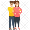 Pregnant Couple  Icon