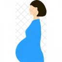 Pregnant Lady Belly Woman Icon