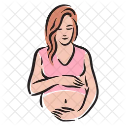 Pregnant Lady  Icon