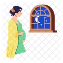 Pregnant Mother Pregnant Lady Motherhood Icon