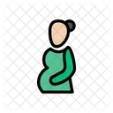 Pregnant Pregnancy Female Icon