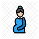 Pregnant Female Baby Icon