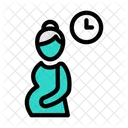 임산부 임신 임신 기간 아이콘