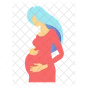 임신 여성 여성 아이콘