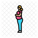 Pregnant Woman Profile Icon