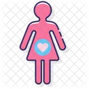 Pregnant Woman Pregnant Female Icon