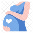 Pregnant Woman Care Woman Icon