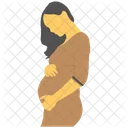 Pregnant Women Motherhood Icon
