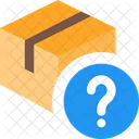 Pregunta Sobre La Caja De Entrega Pregunta Sobre La Caja Paquete Desconocido Icono